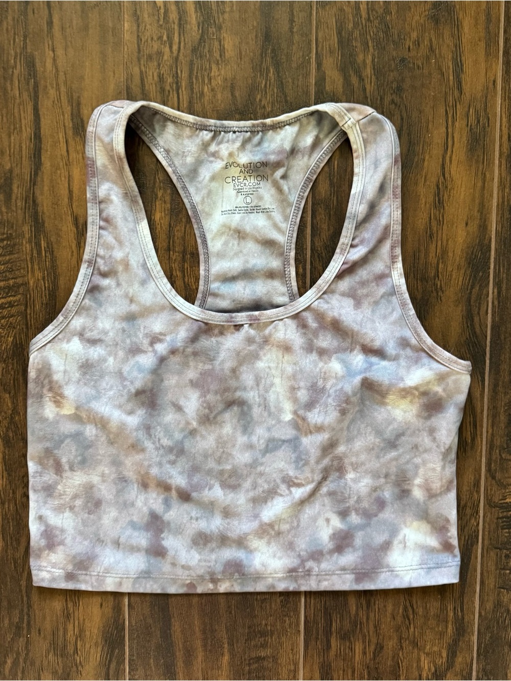 Evolution and Creation Size Large Crop Athletic Top
